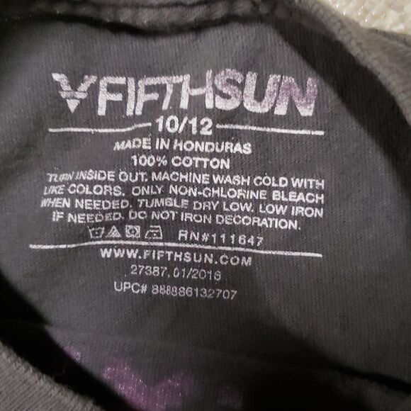 FIFTH SUN RELAX IM A NINJA TEE SIZE M 10-12 - Picture 3 of 5